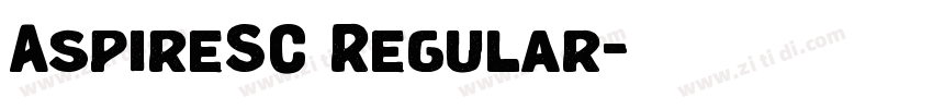 AspireSC Regular字体转换 AspireSC Regular字体转换